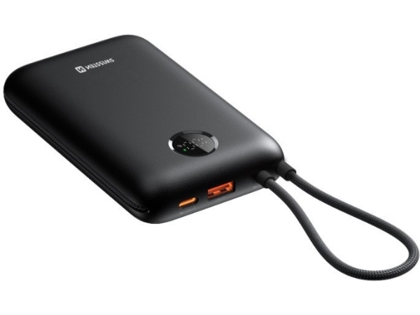 Swissten Voltbox 35W Power Bank 30000 Mah With Built-In Cables Usb-C And Lightning
