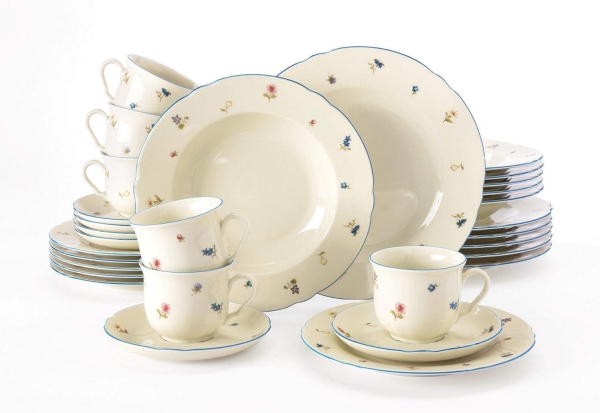 Select Seltmann Marie-Luise Streublume Komplett-Service Für 6 Personen
