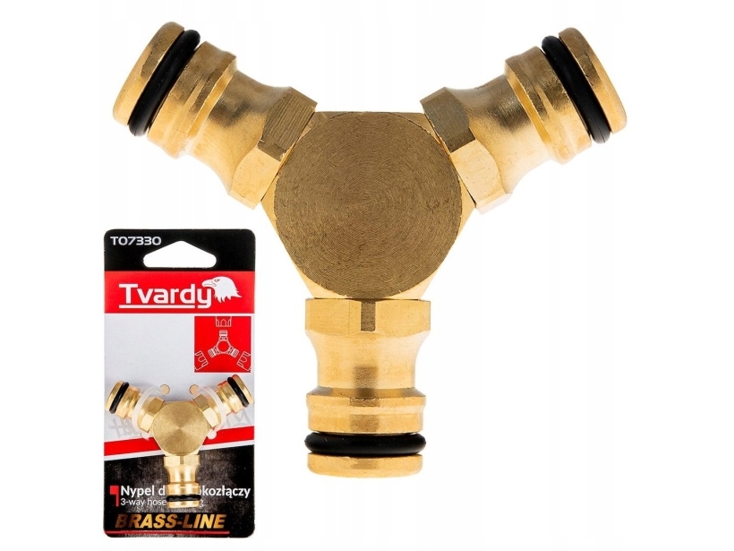 T-Stück Zum Verbinden 3 Schnellanschlüsse Brass-Line (10/80)