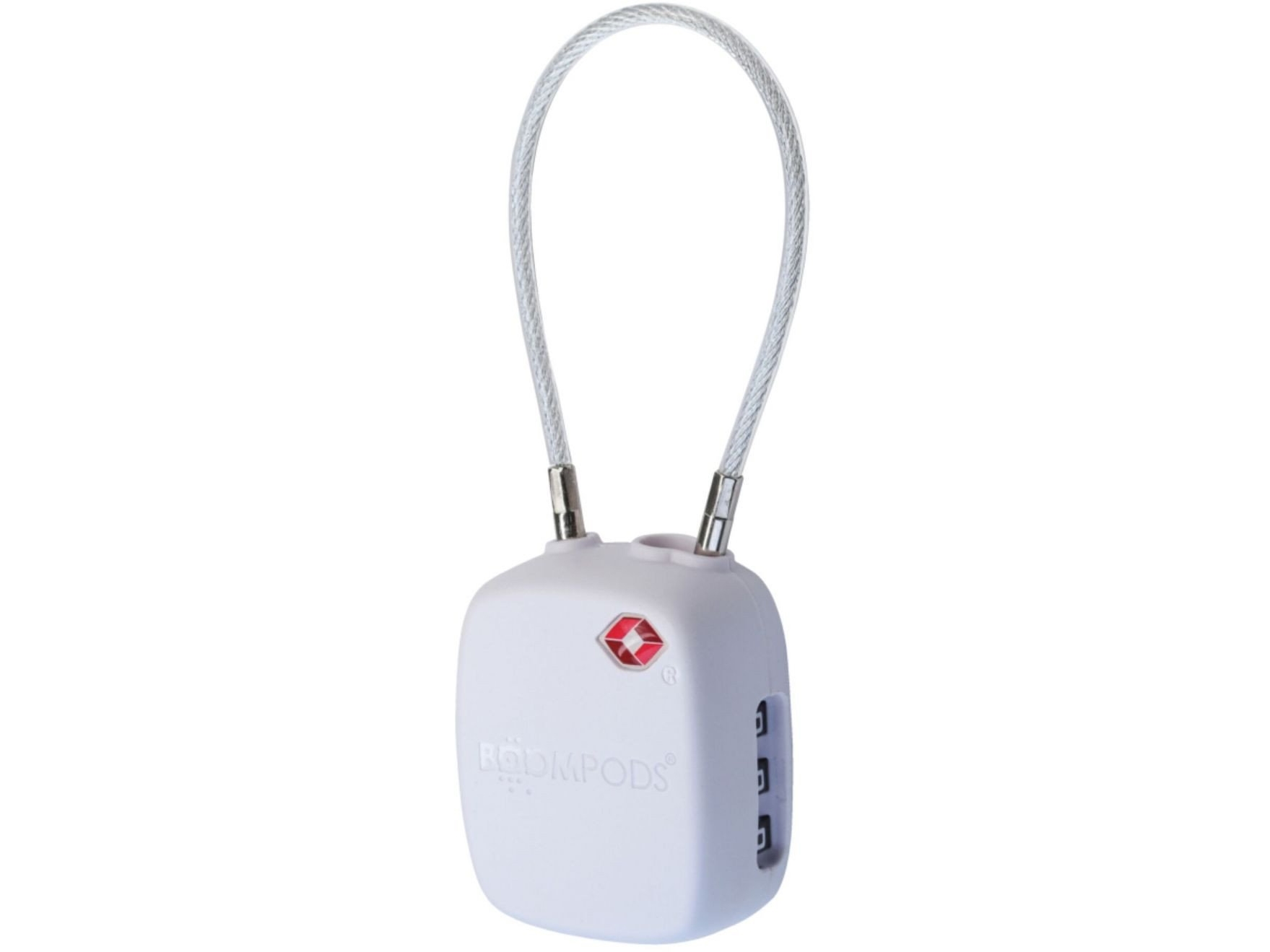 Boompods Lock Tsa Bag Tracker White (Ttsawt)