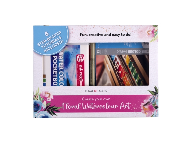 Floral Watercolour Set | Skola & Hobby - Konstmaterial - Akvareller och vattenfärger | GameStuff