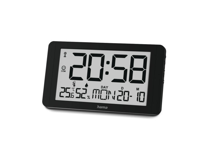 Hama 00222215, Bord, Digitalur, Rektangel, Sort, Plast, -10 - 50 °C