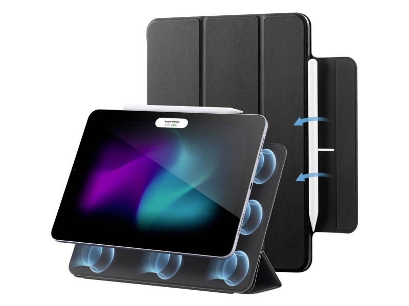 ESR Rebound Magnetic Case Tablet-cover Apple iPad Pro 11 (M4 2024) 27,9 cm (11) Bookcase Sort