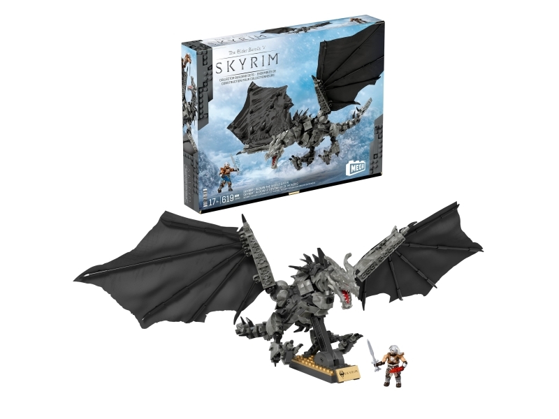 Mattel MEGA Skyrim Alduin Världsätaren, Byggsats, 17 År, Plast, 619 styck, 888,1 g | Leksaker - Konstruktions leksaker - Plastik konstruktion | GameStuff