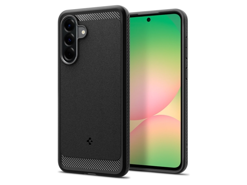 Spigen Rugged Armor, Cover, Samsung, Galaxy A56 5G, 17 Cm (6.7"), Schwarz