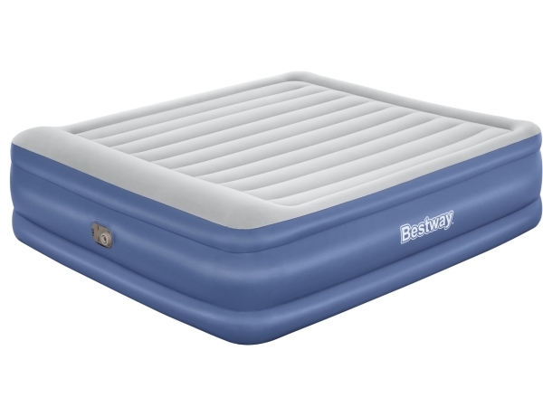 Bestway Tritech ilmapatja sisäänrakennetulla AC-pumpulla 203 x 193 x 56 cm