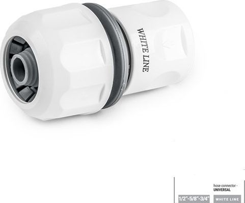 White Line Universal Watering Hose Connector 1/2, 5/8, 3/4 White Line