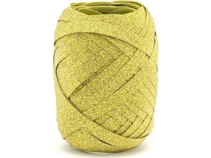 Presentband, guldglitter 10m | N - A | GameStuff