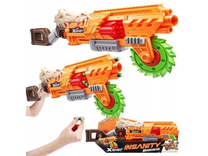 X-SHOT žaislinis šautuvas Insanity Horrorfire Doomsday, 36732