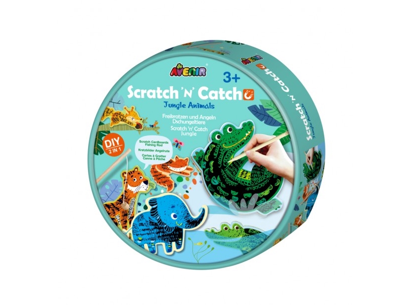 Mg Distribution Avenir - Scratch 'N' Catch - Dschungel-Tiere (58Ch211788)