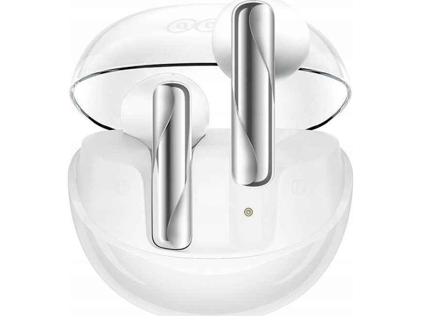 Tws Qcy Ailybuds Clear T32 Headphones (White)