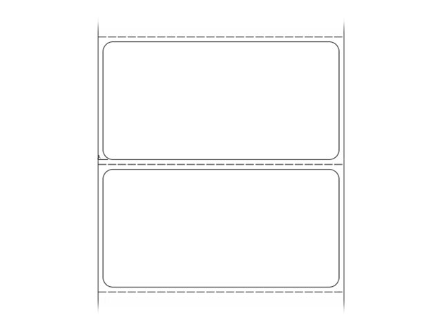 Zebra Z-Perform 1000D - Papper - permanent akrylhäftning - obestruket - perforerad - 6,2 mil - vit - 76.2 x 38.1 mm 6078 etikett (er) etiketter | Papper & Emballage - Taggar - Kopiera etiketter | GameStuff