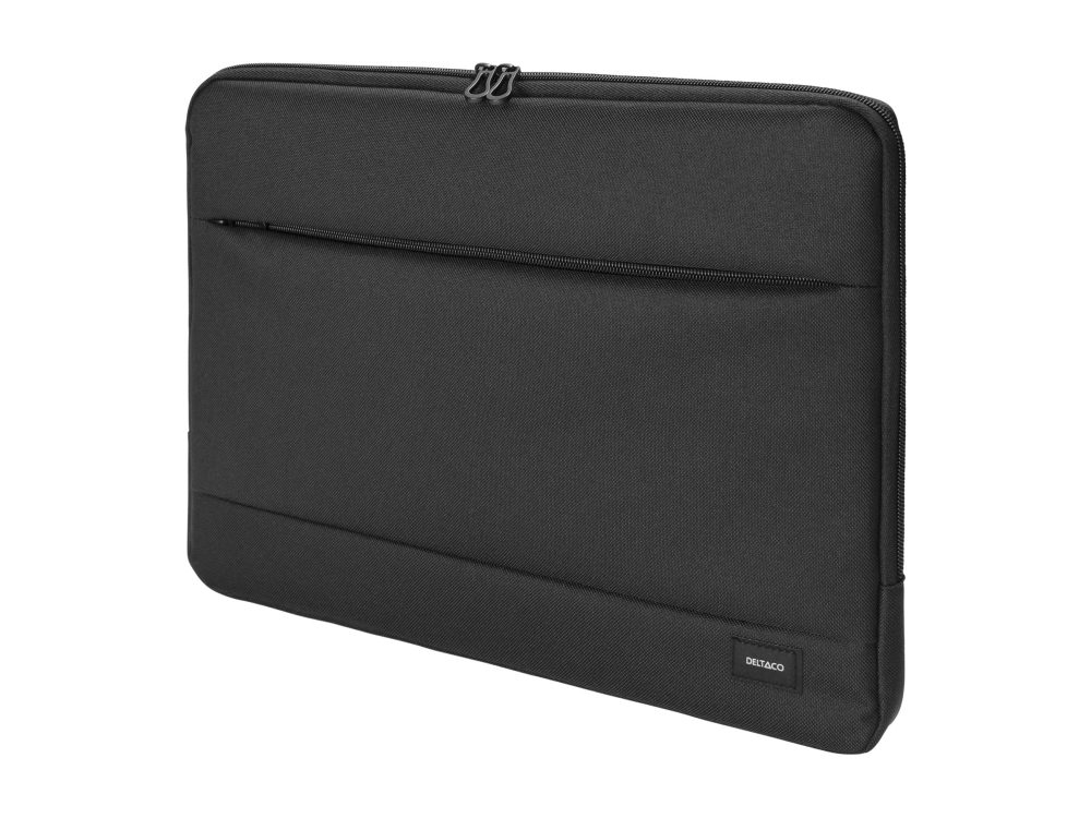 DELTACO - Fodral för bärbar dator - gjord av återvunnet polyester - 13 - 14 - svart | Datorer & Surfplattor - Bärbara tillbehör - Övriga tillbehör | GameStuff