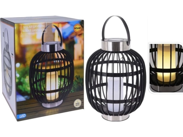 Garden LED-sollykta, med ljus, svart, 35 cm | Marin - Säkerhetsutrustning - Lyktor | GameStuff