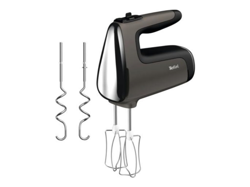 Tefal Powermix Silence HT650E - Handmixer - 600 W - silver | Köksapparater - Köksmaskiner - Hand mixer | GameStuff