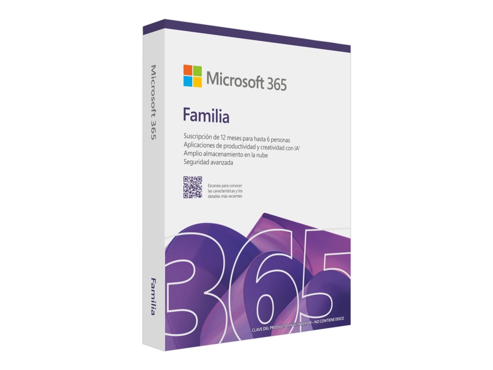 Microsoft 365 Family - Abonnemangslicens (1 år) - upp till 6 användare, upp till 5 enheter - ESD - Win, Mac - Alla språk | Datortillbehör - Programvara - Licenser | GameStuff