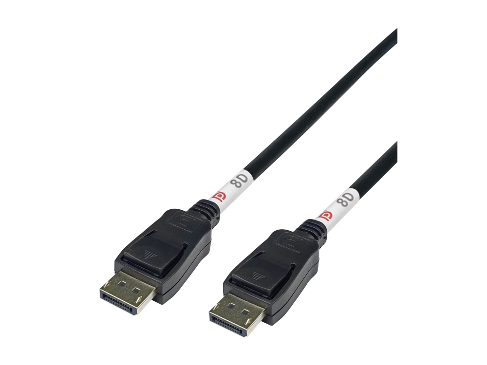 Deltaco Dp80-1010, 1 M, Displayport, Displayport, Stecker, Stecker, 7680 X 4320 Pixel