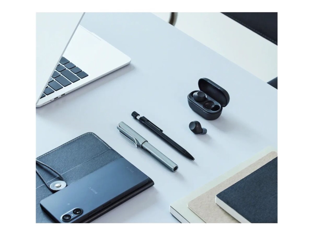 Sony WF-C710N - True wireless-hörlurar med mikrofon - inuti örat - Bluetooth - aktiv brusradering - svart | TV, Ljud & Bild - Hörlurar & Mikrofoner | GameStuff