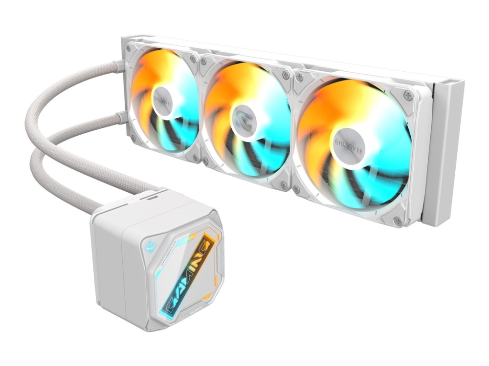 GIGABYTE GAMING 360 - Kylsystem med vätska till processorn - (för: LGA115x Socket, LGA1200, LGA1700, LGA1851, AM4, AM5) - koppar - 120 mm - is | Datorkomponenter - Kylning & moddning - CPU Kylning | GameStuff