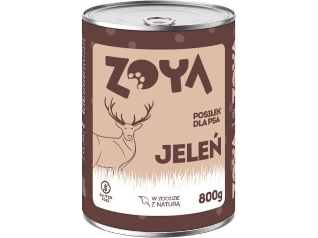 ZOYA Deer tin - Vådfoder til hunde - 800g