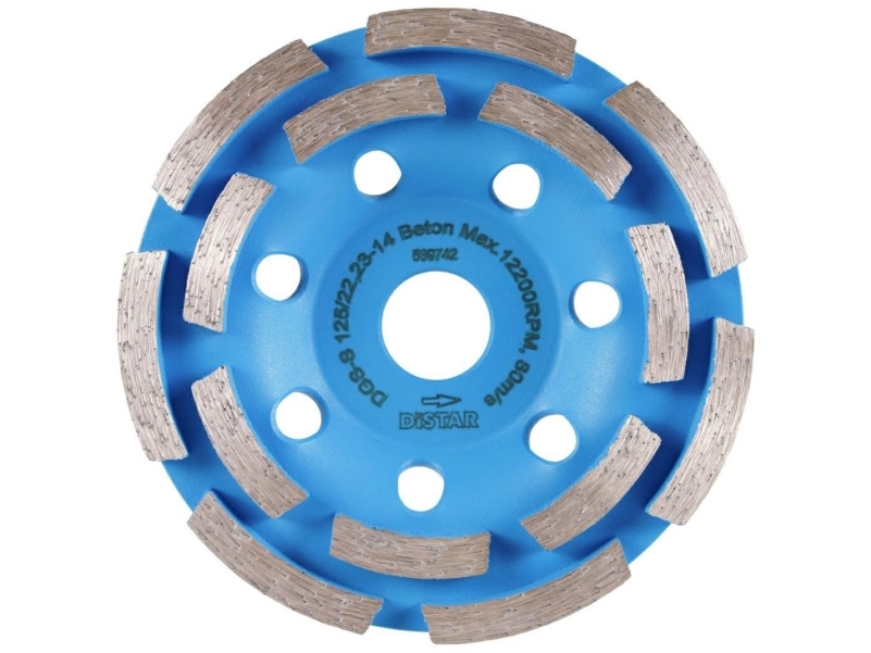 Distar Diamantscheibe Zum Schleifen Von Beton 125 X 22,23 Mm
