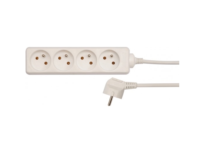 Vorel Electric Jordet Forlængerkabel 4 Stikkontakter 3M 72505