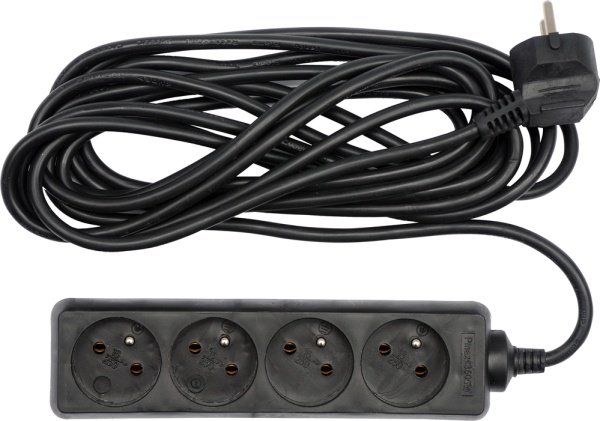 Vorel 4 - Socket Entertainer 1,5M Schwarz 72620
