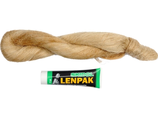 Skidol Hydraulisk reparationspasta Lenpak 65g + linnedpakninger 100g (86761)