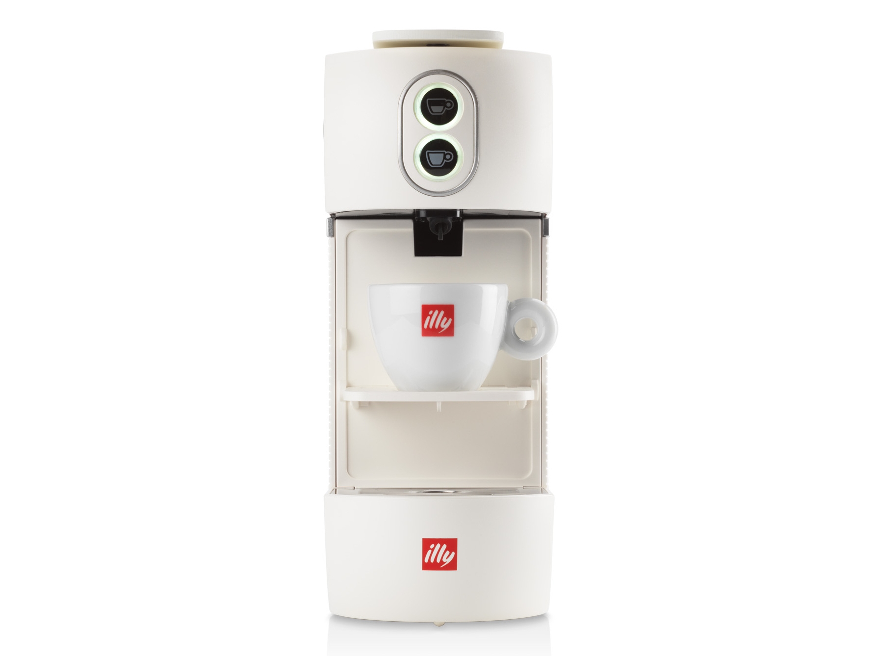 Illy Easy, Kapselmaskin, 1 l, Kaffekuddar, 1250 W, Vit