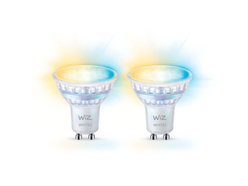 Wiz Spot 2-Pack - Smart Led Lighting - Warm To Cool White Light - Gu10 - 50W - Wi-Fi