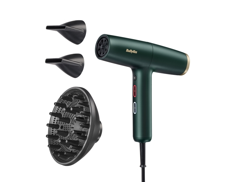 Babyliss Air Power Pro Hair Dryer 1700 W Gold, Green