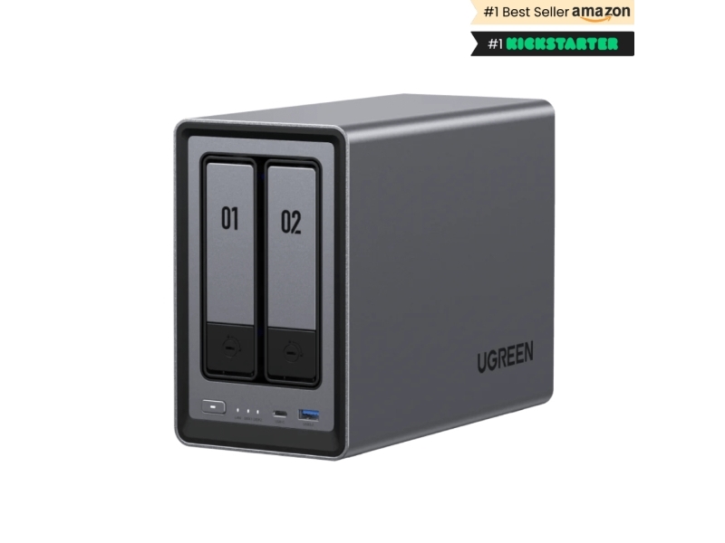 Ugreen NASync DXP2800 NAS-järjestelmä 2-väyläinen, NAS, kompakti, Intel® N, N100, 8 GB, DDR5