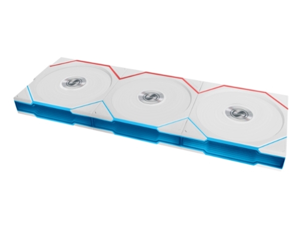 Lian Li 12RTL1W3W, fläkt, 12 cm, 200 rpm, 2300 rpm, vit | Datorkomponenter - Datorchassin & Tilbeör - Chassi fläktar | GameStuff