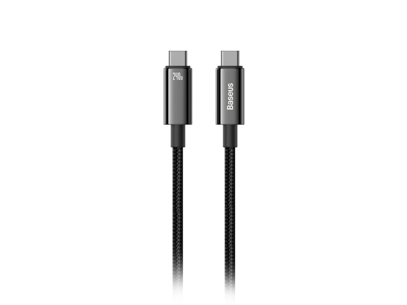 Baseus Cawj040001, 1 M, Usb A, Usb C, Usb 2.0, 0,48 Gbit/Sek., Sort