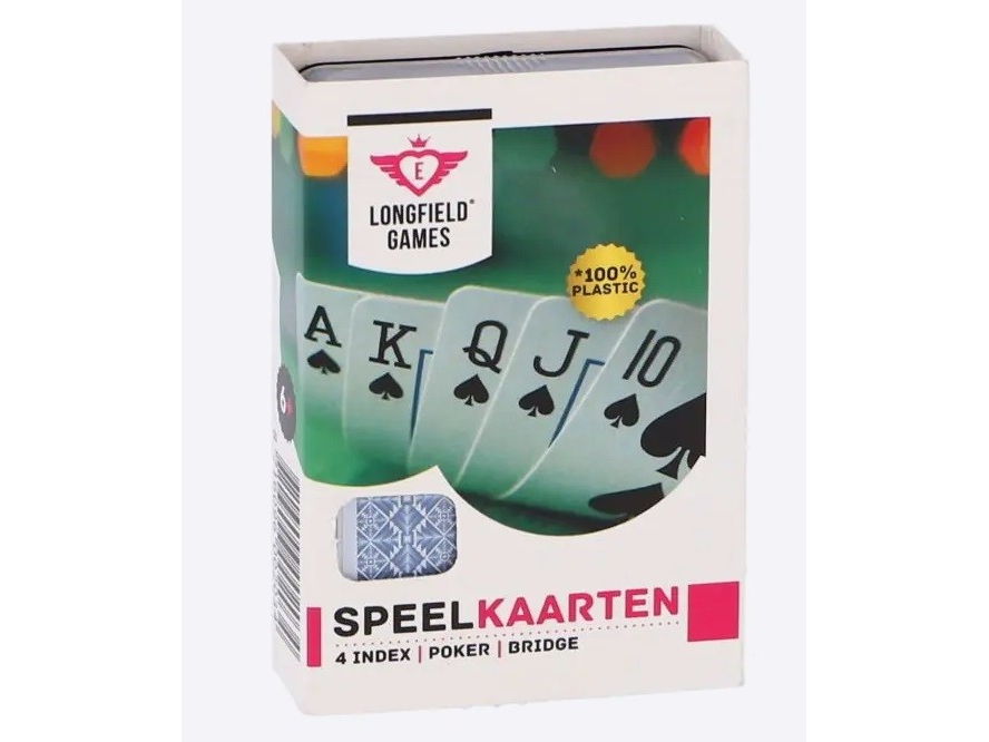Cards 100% Plastic 4 Indexes