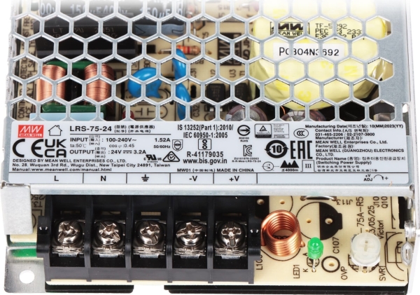 KYTKENTÄTOIMINEN VIRTALÄHDE LRS-75-24 MEAN WELL