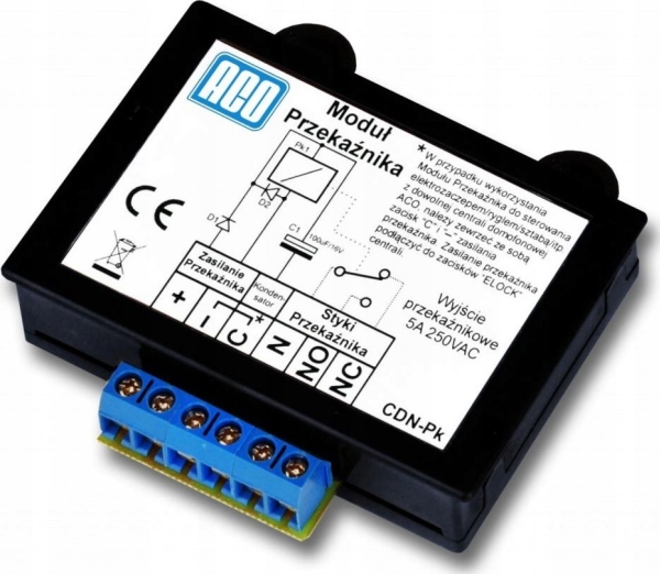 Aco Aco Cdn-Pk Universal-Relaismodul, Jumper-Anschluss.