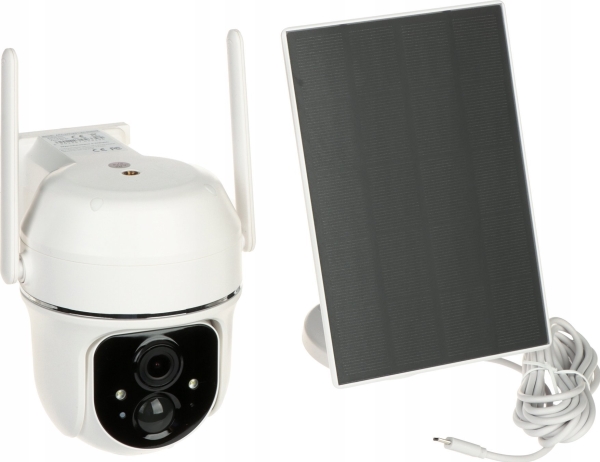 Ip-Solar-Kamera, Udendørs Med Pir-Sensor Apti-W31sd1-Vicohome Wi-Fi - 3&Amp Nbsp|Mpx 3.2&Amp Nbsp|Mm