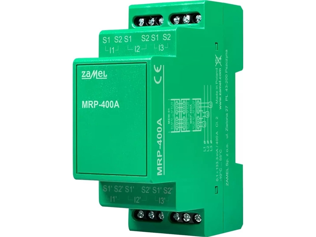 Zamel Supla Transformatoriaus išplėtimo modulis MEW-01 - 3x SC-36 400A transformatorius - Zamel MRP-400A