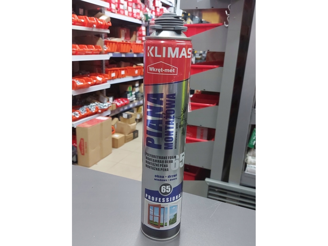 PIANA MONTAZOWA PMPL-900-65L lavt ekspansion dåse 880 ml wkret-met klimaskum