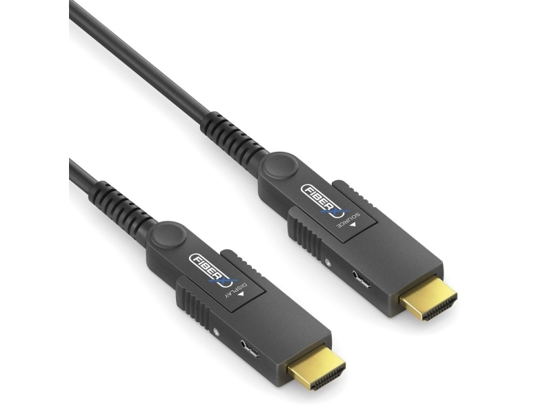 Fiberx Serie - Micro Hdmi/Hdmi 4K Glasfaser Verlängerung - 12,5M