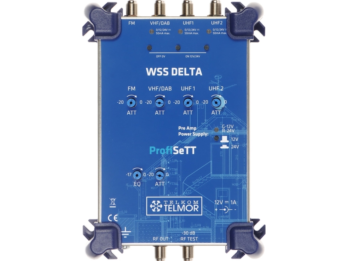 Telmor Multiband-Forstærker Wss-Delta Profisett Telmor