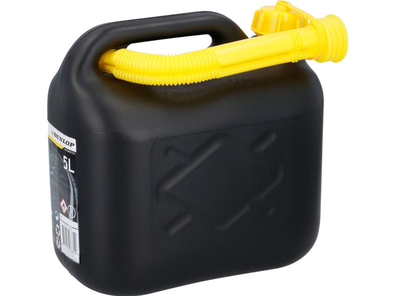 Dunlop bränsledunk i plast med tratt Dunlop 5L uni | Marin - Motor och styrning - Bränsletankar, behållare och tillbehör | GameStuff