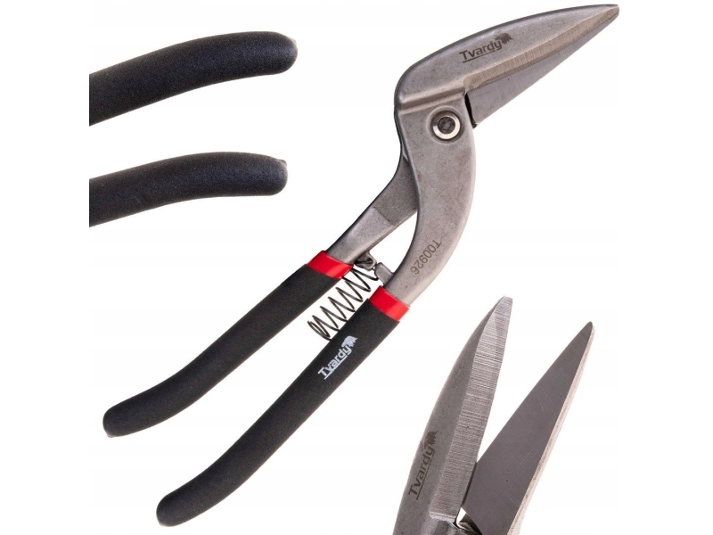 Tvardy Blechschere Typ Pelikan Links Abgewinkelt, 300 Mm (6/24)