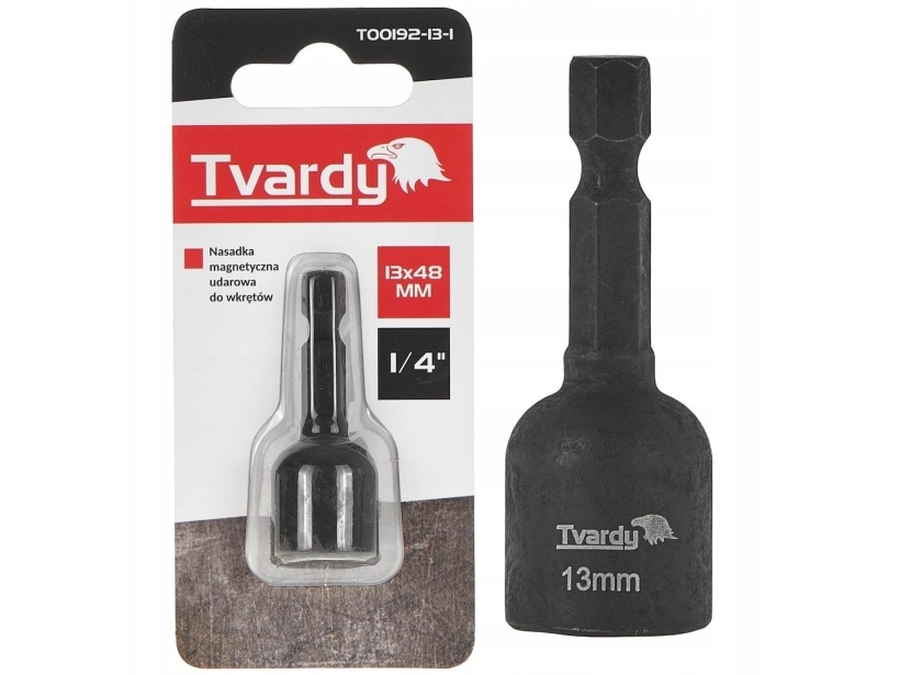 Tvardy Magnetischer Schlagaufsatz Für Schrauben 13 Mm X 48 Mm 1/4" (1/10/50/300)