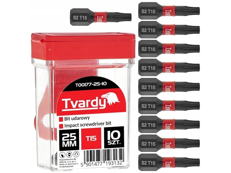 Tvardy Slagborbit T15 25 Mm S2 – Box (10/120)