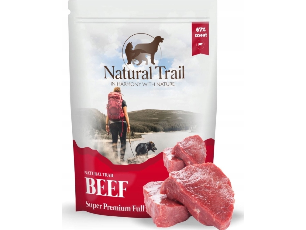 Natural Trail Dog Beef Saszetka 500G