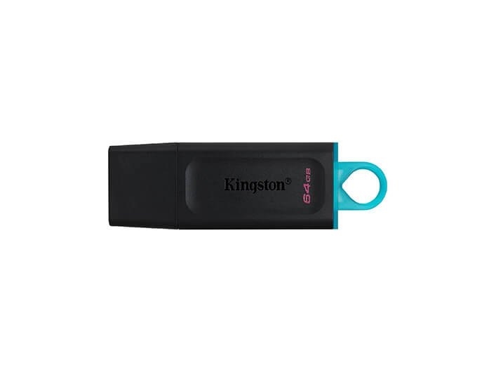 Kingston Technology DataTraveler Exodia, 64 GB, USB Type-A, 3.2 Gen 1 (3.1 Gen 1), Keps, 11 g, Svart, Turkos | Datorkomponenter - Hårddisk & Lagring - USB-minnen | GameStuff