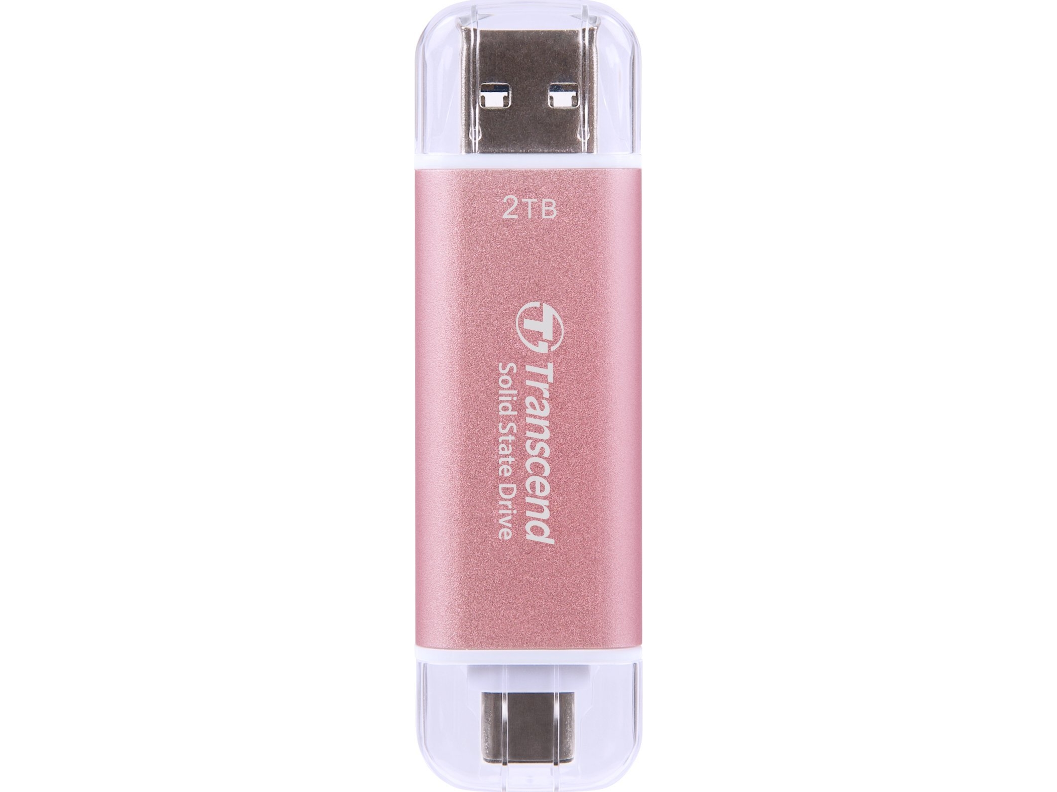 Transcend Esd310, 2 Tb, Usb Typ-A Auf Usb Typ-C, 3.2 Gen 2 (3.1 Gen 2), 10 Gbit/S, Passwortschutz, Pink