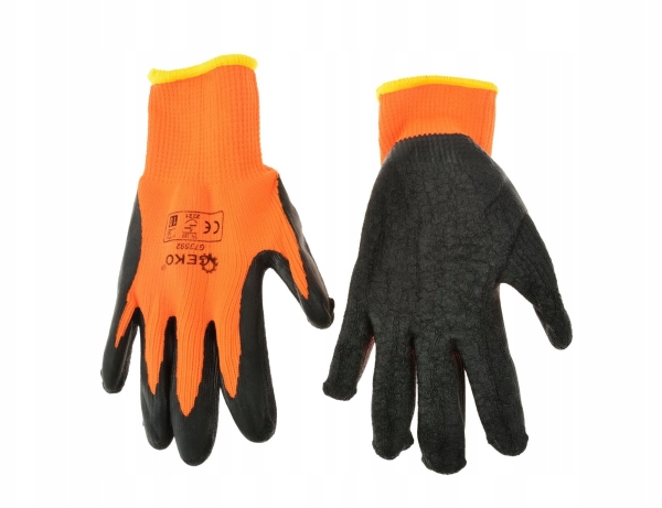 ORANGE eristetyt talvityökäsineet r.10 (12/480)